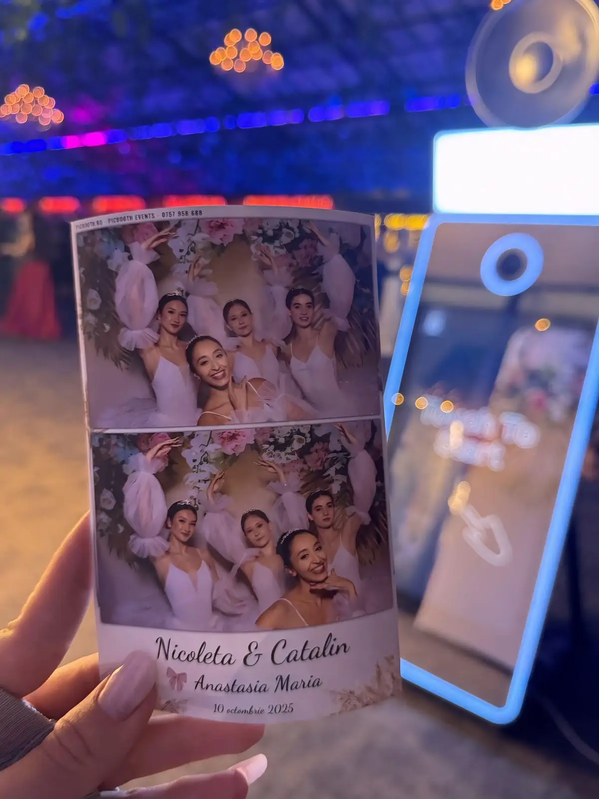 Fotografie personalizata imprimata la eveniment